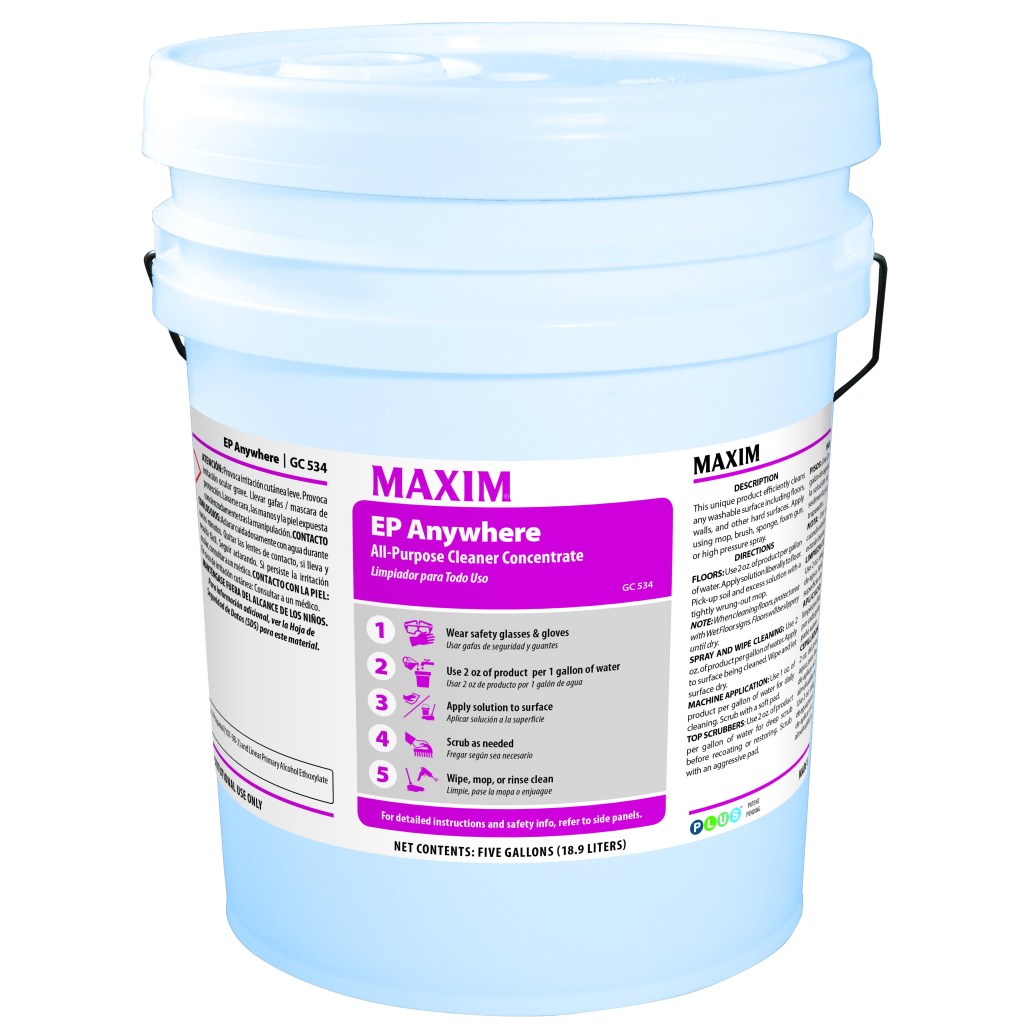 Maxim EP Anywhere Degreaser 5 Gallon, Citrus Scent, GC534