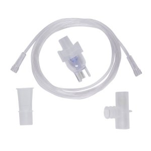 Case of 50 McKesson Handheld Nebulizer Kits Small Volume Medication Cup Adult / Pediatric Mouthpiece Delivery