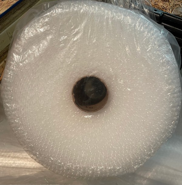 Sealed Air Perforated Bubble Cushioning Shipping Wrap, Small 3/16", 12-Inch x 250 Foot Long Roll, Clear