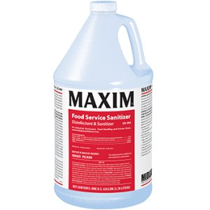 Maxim Food Service Sanitizer 1 Gallon No Scent DS494