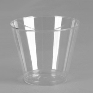 Sleeve of 50 Cometware® Rigid Tumblers 5 Oz Clear Squat