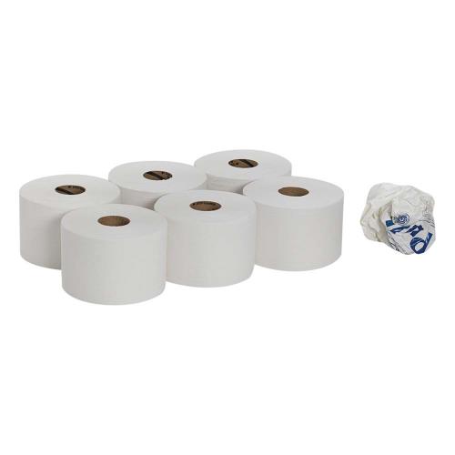 Case of 6 Rolls SofPull Centerpull High-Capacity Toilet Paper, 8.4x5.25" Sheets, 1000 Sheets Per Roll