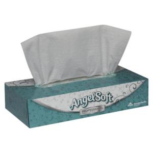 Box of 100 Angel Soft Professional Series® Premium 2-Ply Facial Tissues By GP Pro (Georgia-Pacific), Flat Box