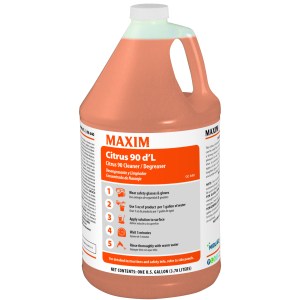 Maxim Citrus 90 d'L Degreaser 1 Gallon Citrus Scent IM640