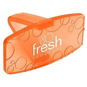 Pack of 12 Eco Fresh EVA Towel Bowl Clip Mango Deodorizers, Orange