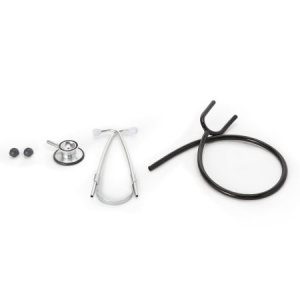 General Exam Stethoscope McKesson Black 1-Tube 22 Inch Tube Double Sided Chestpiece