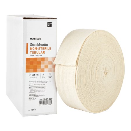 Stockinette Tubular McKesson 3 Inch X 25 Yard Cotton Non-Sterile