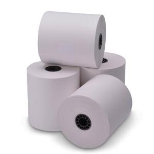CASE OF 50 9074-0243 REGISTER ROLLS 3X165 CONVENTIONAL PAPER WHITE