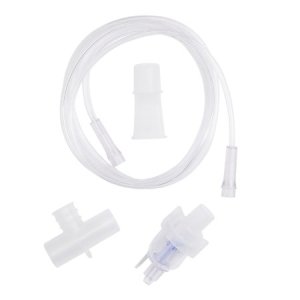 Case of 50 McKesson Handheld Nebulizer Kits Small Volume Medication Cup Adult / Pediatric Mouthpiece Delivery