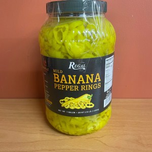 Regal Mild Banana Pepper Rings 1 Gallon