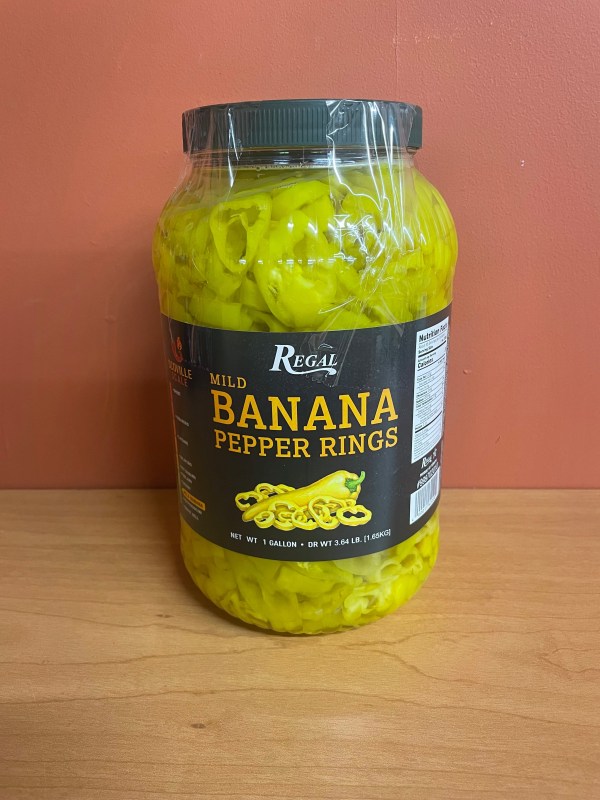 Regal Mild Banana Pepper Rings 1 Gallon