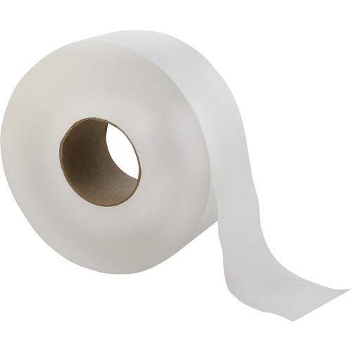 Case of 12 Livi VPG Select Jumbo Tissue White 2-Ply 3.33" X 1000' Rolls