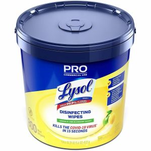 Lysol Disinfecting Wipes Bucket Lemon & Lime Blossom 800 Count