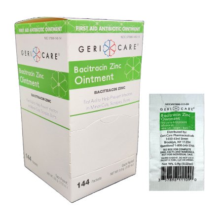 Box of 144 First Aid Antibiotic Ointment 0.9 Gram Individual Packets