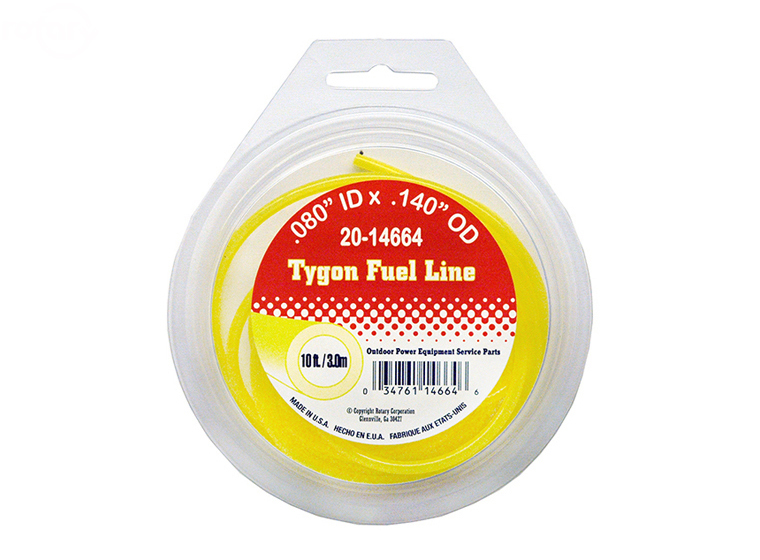 10' PACKAGE FUEL LINE .080 ID X .140 OD