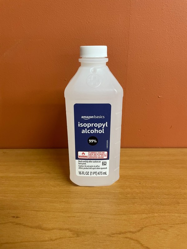 Amazon Basics 99% Isopropyl Alcohol For Technical Use, Unscented, 16 Fl Oz