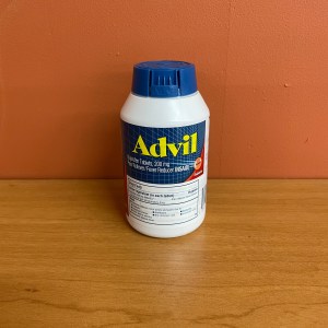 Bottle of 360 Advil Pain Reliever and Fever Reduced Ibuprofen Tablets