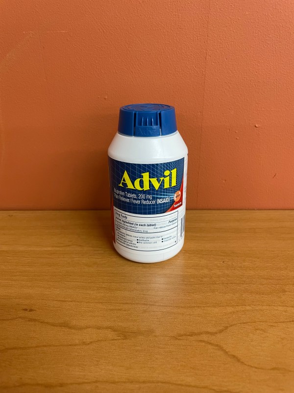 Bottle of 360 Advil Pain Reliever and Fever Reduced Ibuprofen Tablets