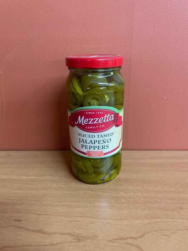 Mezzetta Sliced Tamed™ Jalapeño Peppers, 16 fl oz Jar