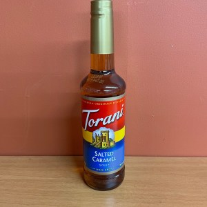 Torani Salted Caramel Flavoring Syrup 750 mL Plastic Bottle
