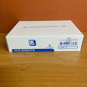 Box of 1000 LK Packaging 10 3/4" x 8" Plastic Deli Wrap and Bakery Wrap Sheets