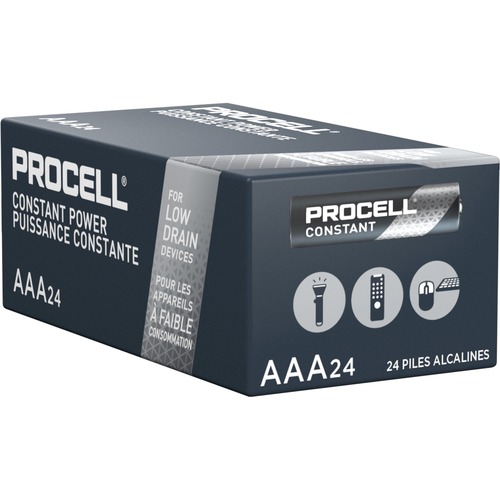 Box of 24 Duracell Procell Constant Power Alkaline AAA Batteries
