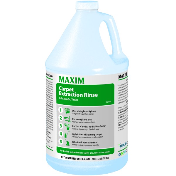 Maxim Carpet Extraction Rinse 1 Gallon, No Scent, CC940