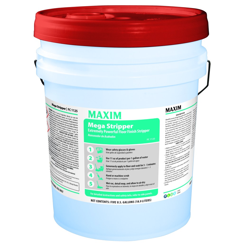 Maxim Heavy Duty Floor Stripper 5 Gallon Lemon Scent FC1125