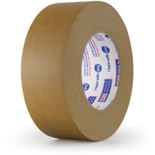 55 m x 48 mm" 7.3 Mil T Brown Natural/Synthetic Rubber Kraft Flatback Tape