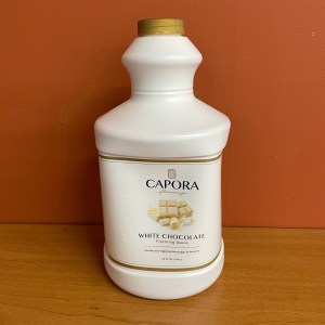 Capora White Chocolate Flavoring Sauce 64 fl. oz