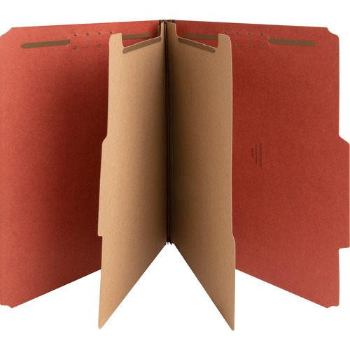 Box of 10 Nature Saver 2/5 Tab Cut Letter Recycled Classification Folders