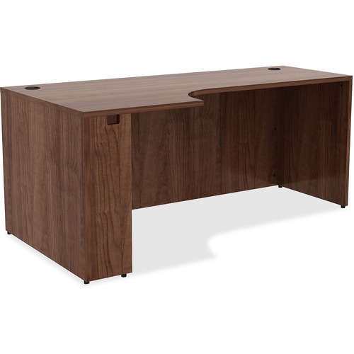 Lorell Essentials Series Left Corner Credenza