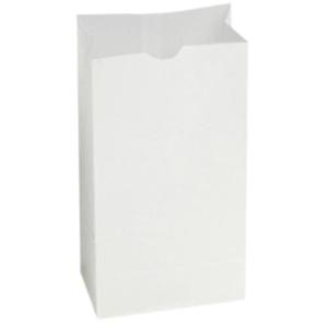Bundle of 1000 Bagcraft EcoCraft Dubl Wax SOS 6 lb. Bags White 6" X 3.63" X 11"