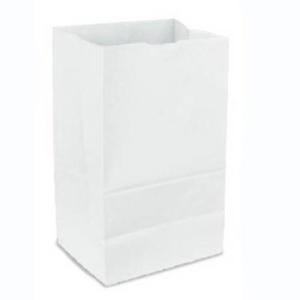 Bundle of 500 Duro 12# Standard 40# Basis SOS Bags White 7.06" X 4.5" X 13.75"