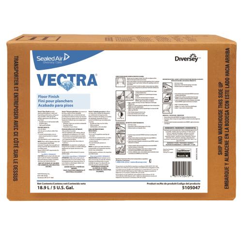 Diversey Vectra Resilient Floor Finish, 5 Gal
