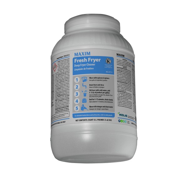 Maxim Fresh Fryer Cleaner 8lb. No Scent KS2711