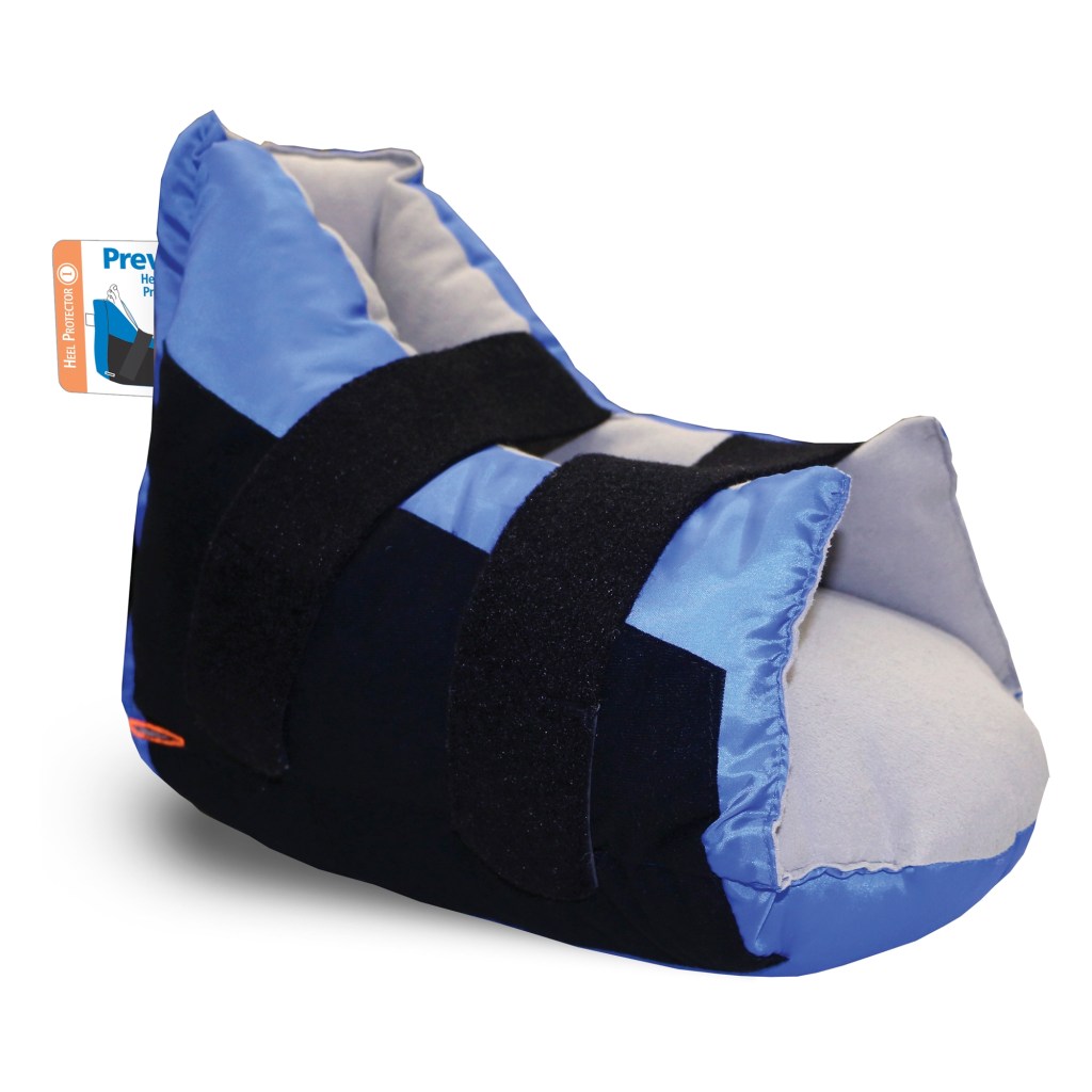 Heel Protection Boot Prevalon® Heel Protector I One Size Fits Most Black / Blue