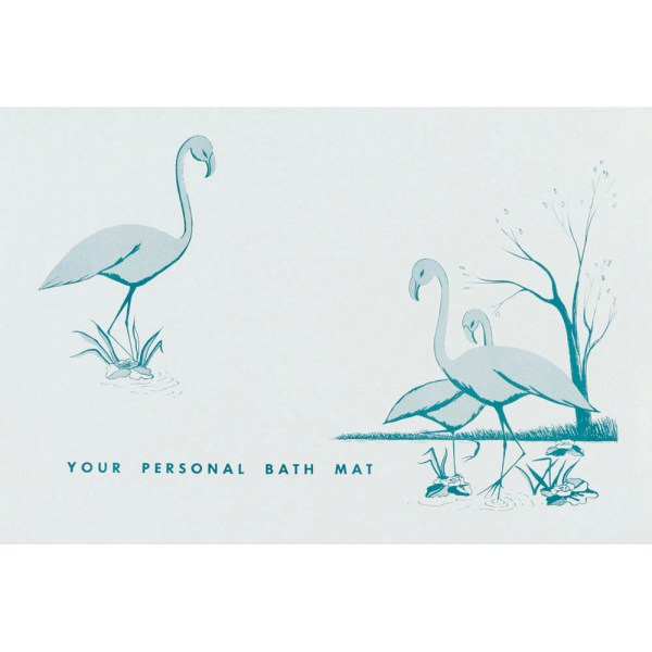 Case of 500 Lapaco Plain Bath Mats White 14" X 20.25"