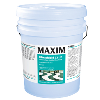 Maxim Premium Wet Look Floor Finish 5 Gal, Characteristic Scent, FC1524