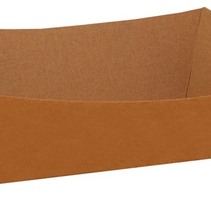 Pack of 250 Southern Champion Eco #200 Paperboard Food Trays Kraft 2 lb. Capacity
