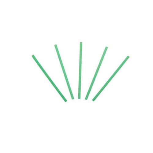 Box of 1000 Twist-Ems Twist Ties, Foil, 3/8" x 18", Green