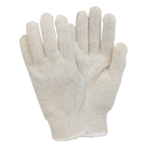 Case of 12 Safety Zone Medium Weight String Knit Gloves Cotton Polyester Blend 7 Gauge