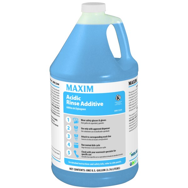 Maxim Acidic Rinse Additive 1 Gallon, No Scent, MW3344