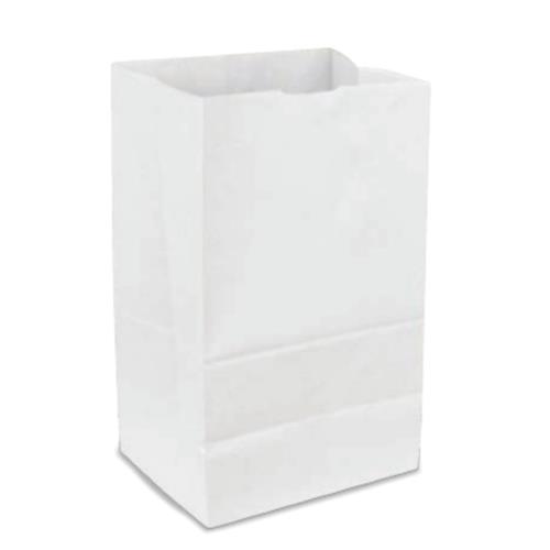 Pack of 500 Duro 1# Standard 30# Basis SOS Bags White 3.5" X 2.38" X 6.88"