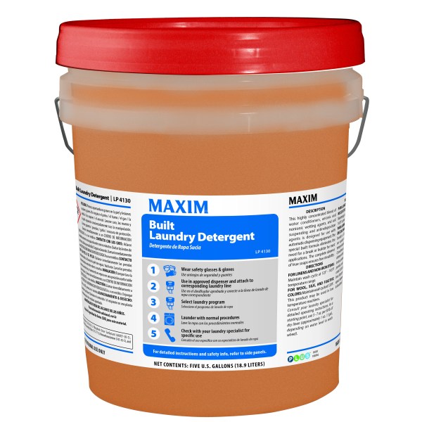 Maxim Built Laundry Detergent 5 Gallon Floral Scent LP4130