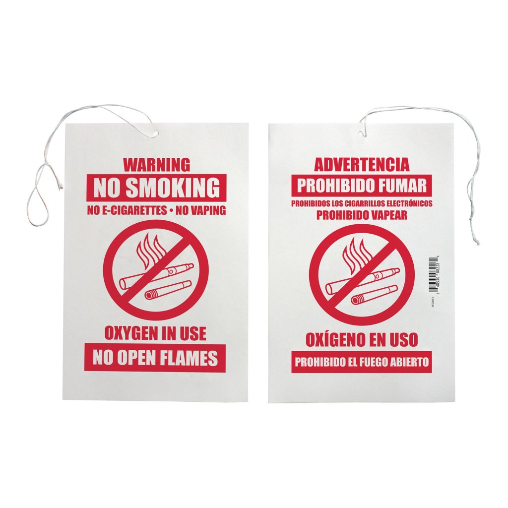 Pack of 50 Door / Wall Signs Caution Sunset Warning No Smoking Oxygen in Use