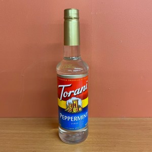 Torani Peppermint Flavoring Syrup 750 mL Plastic Bottle