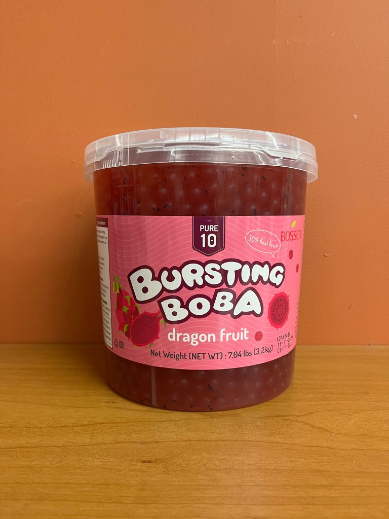 Bossen Pure10 Dragon Fruit Bursting Boba 7.04 lb