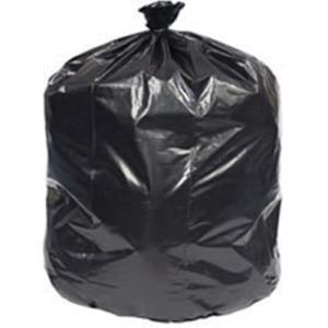 Case of 100 40 to 45 Gal 40 x 46" Black Polypropylene 2 Mil Low Density Trash Can Liners